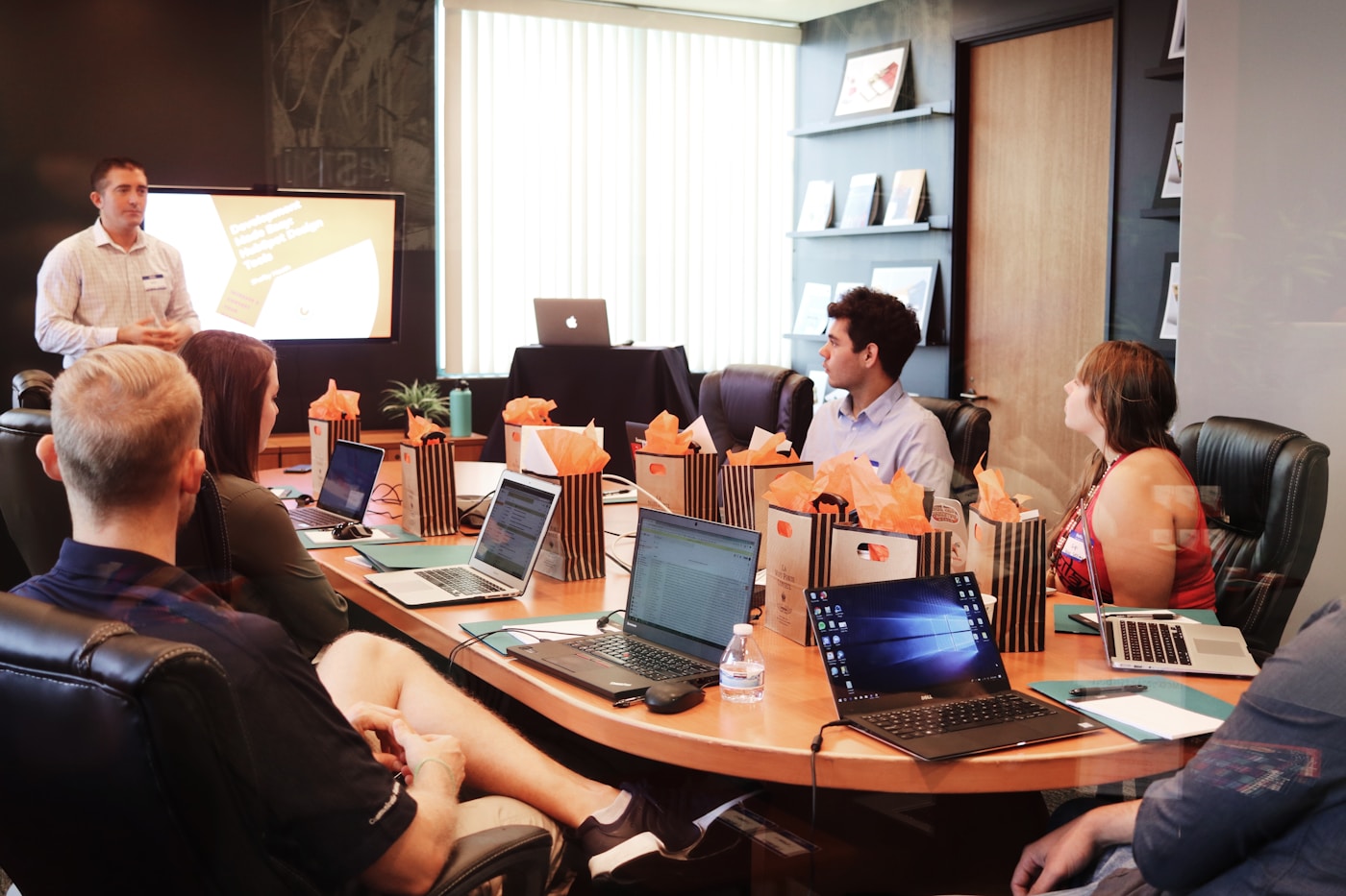 Revenue team in a coaching session